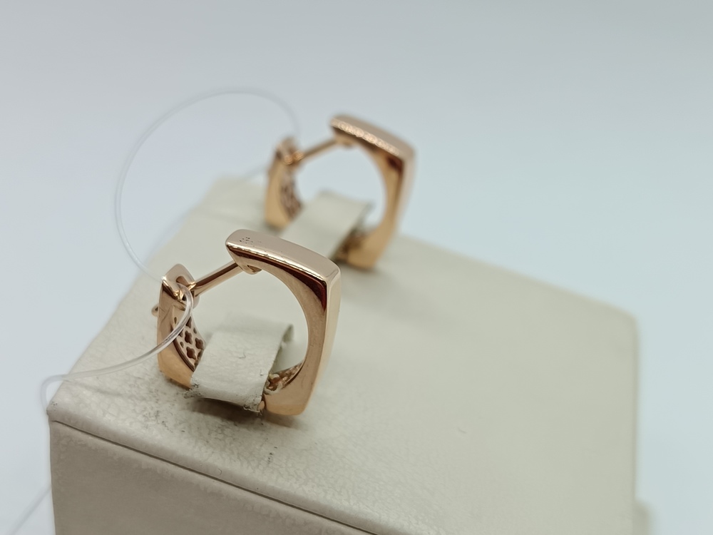 СЕРЬГИ БЕЗ КАМНЯ (Au 585)