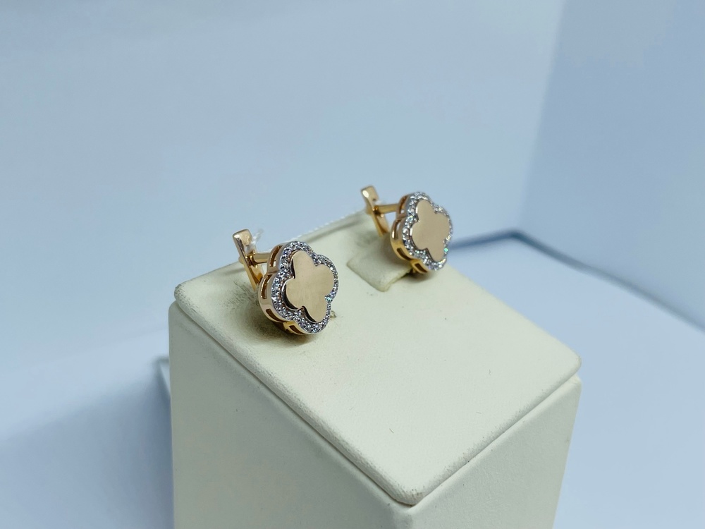 СЕРЬГИ С КАМНЯМИ (Au 585)