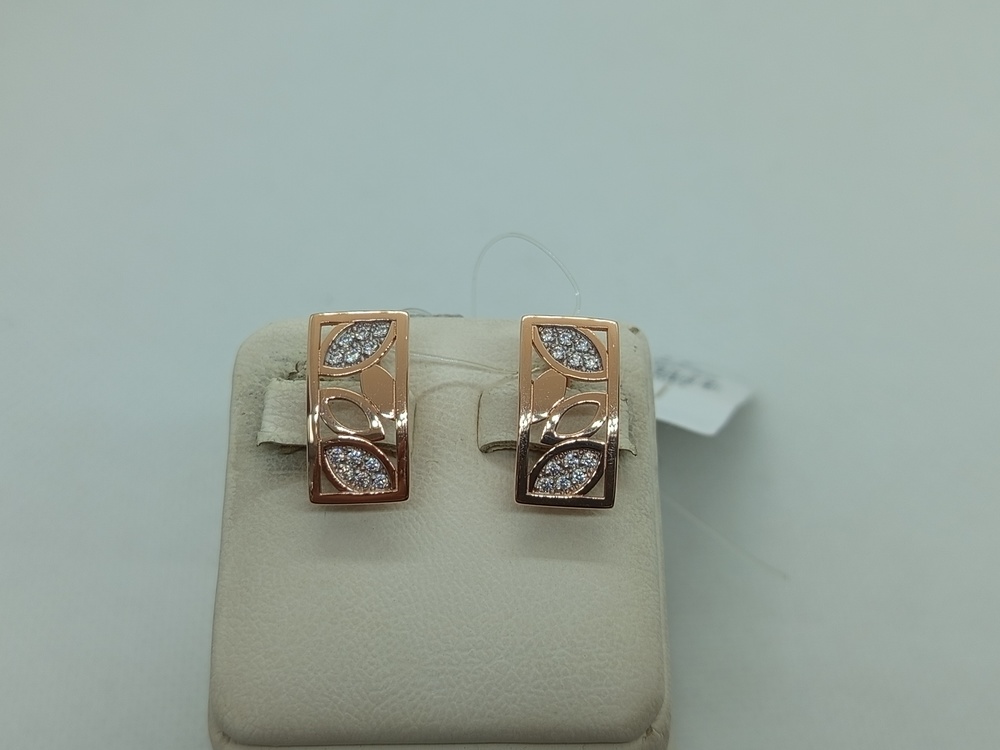 СЕРЬГИ С КАМНЯМИ (Au 585)