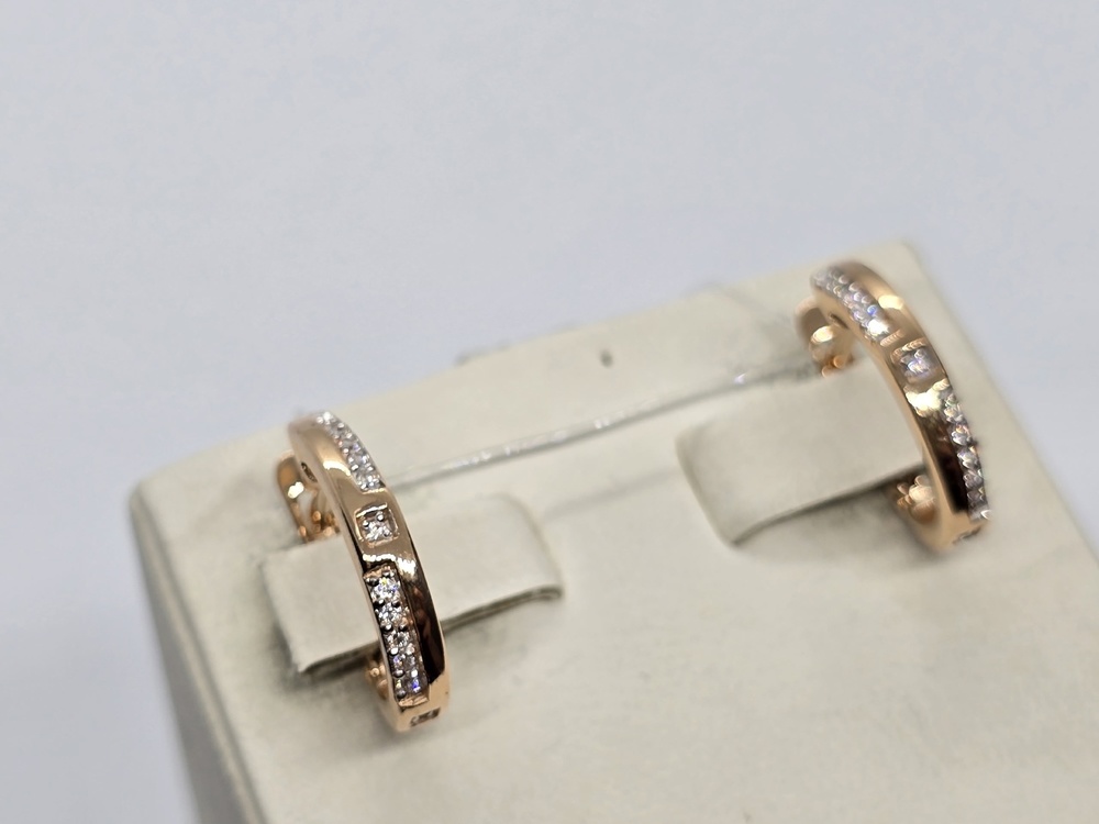 СЕРЬГИ С КАМНЯМИ (Au 585)