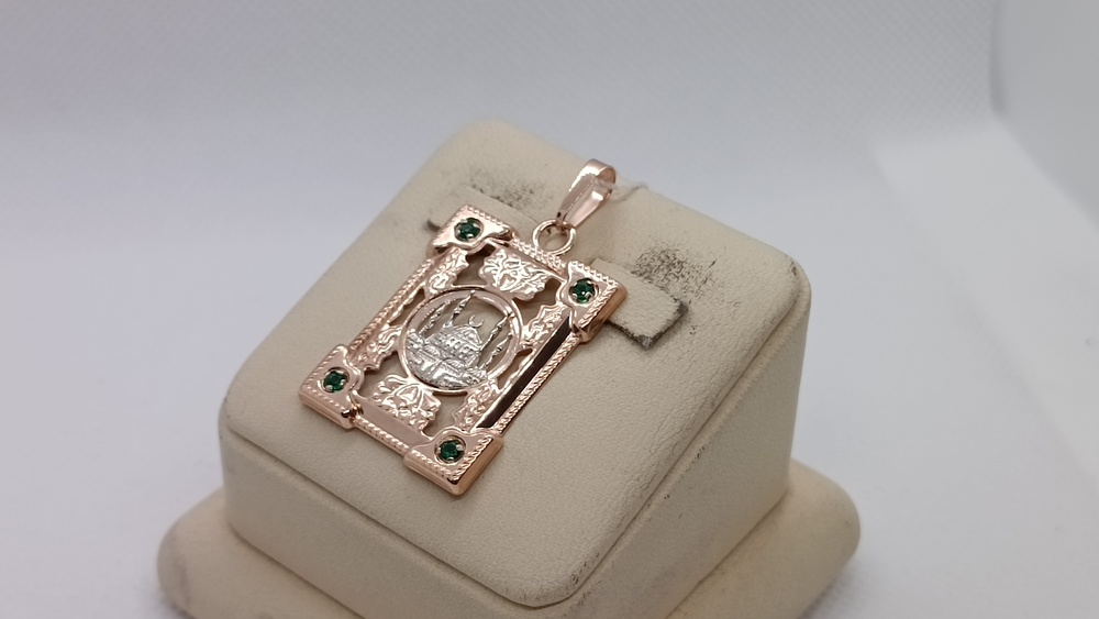 КЗ.27/Мечеть/з585 ПОДВЕСКА МЕЧЕТЬ (Au 585)