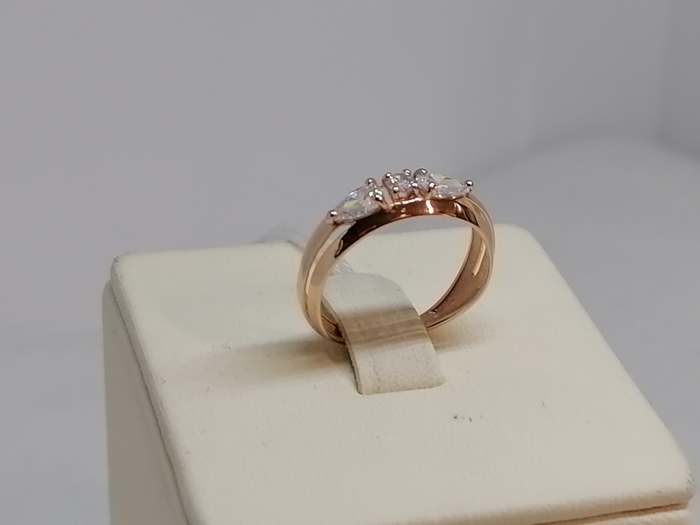 КОЛКМИ585 КОЛЬЦО С КАМНЯМИ (Au 585)