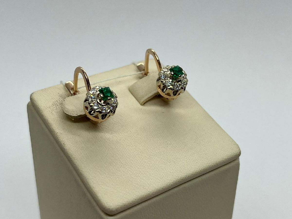 СЕРЬГИ БРИЛЛИАНТ (Au 585)