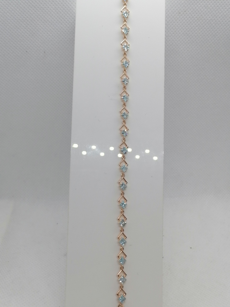 БРАСЛЕТ С КАМНЯМИ (Au 585)