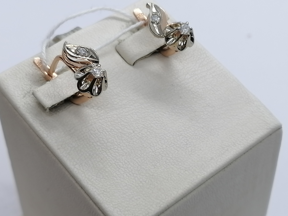 СЕРЬГИ БРИЛЛИАНТ (Au 585)