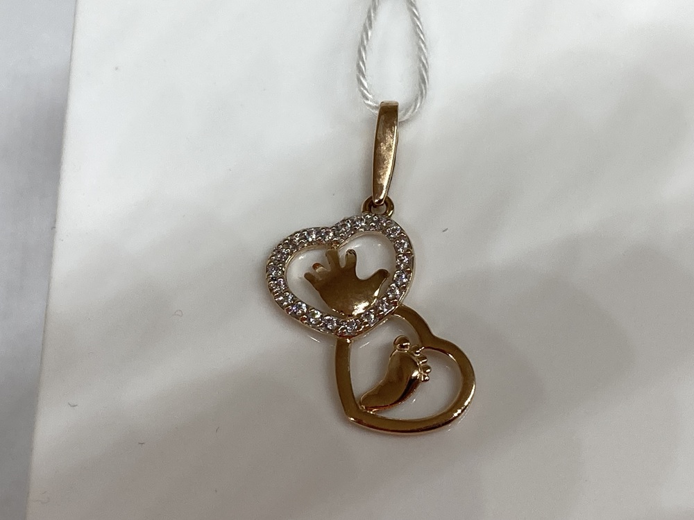 ПОДВЕСКА С КАМНЯМИ (Au 585)