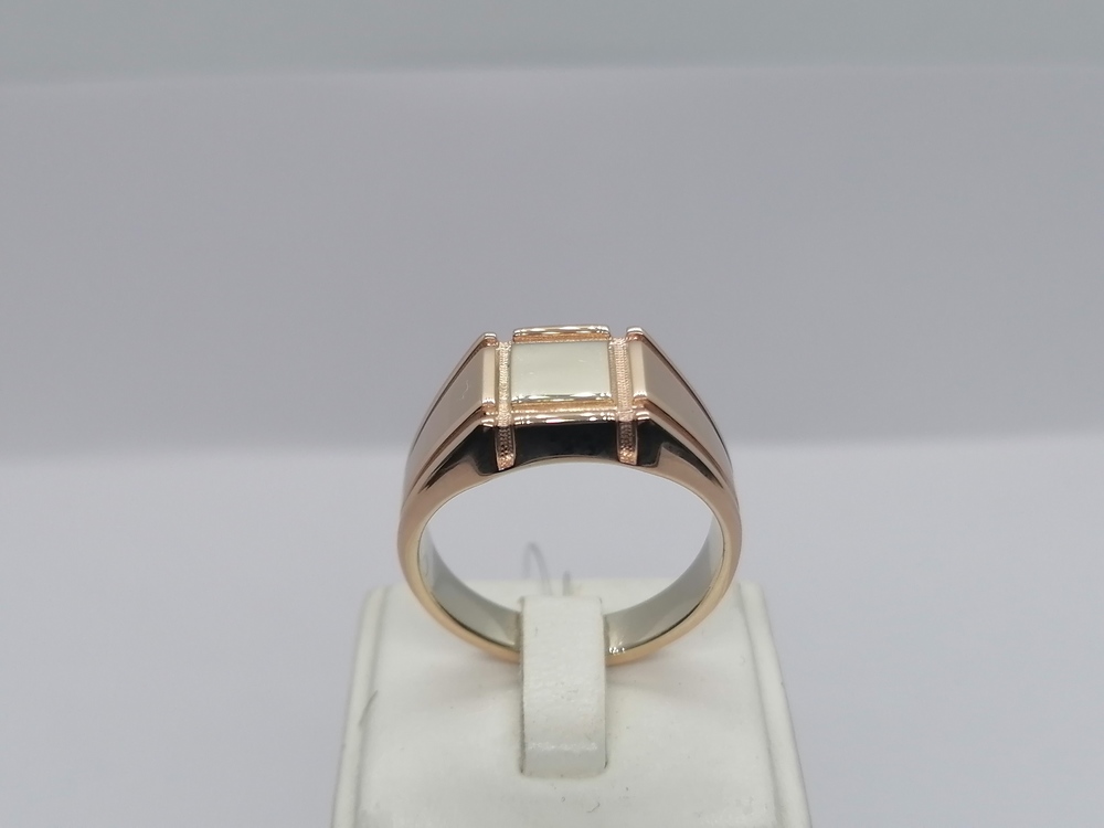 КОЛЬЦО ПЕЧАТКА без камня (Au 585)