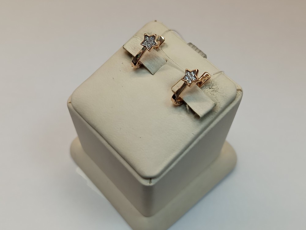 СЕРЬГИ С КАМНЯМИ (Au 585)