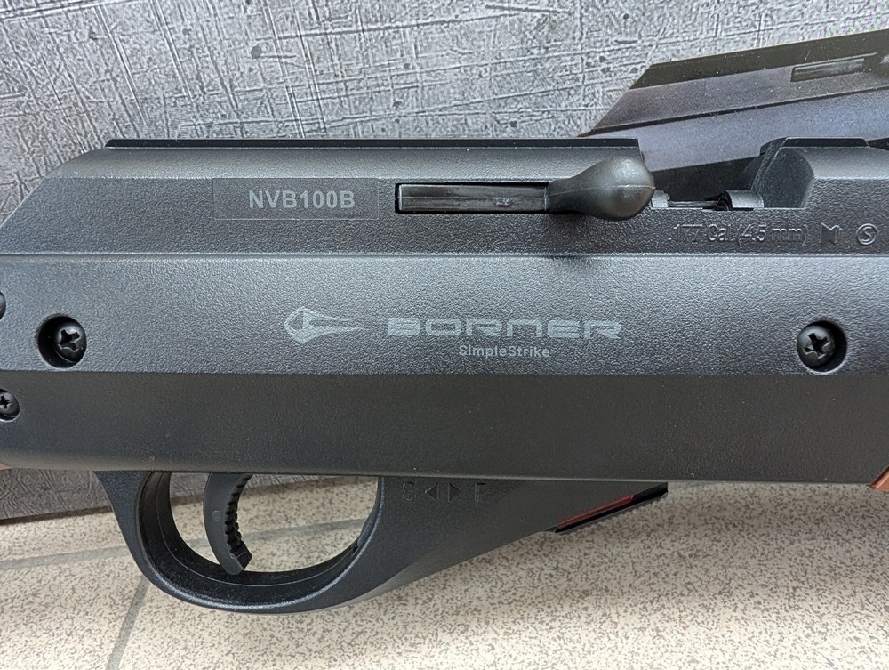 Пневматическая винтовка Borner SimpleStrike, Brown cal. 4,5 мм, 3Дж. (pump)
