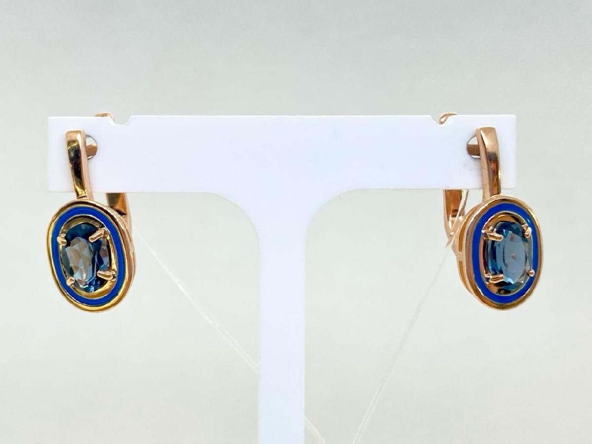 51-320-02509-2 СЕРЬГИ С КАМНЕМ (Au 585)