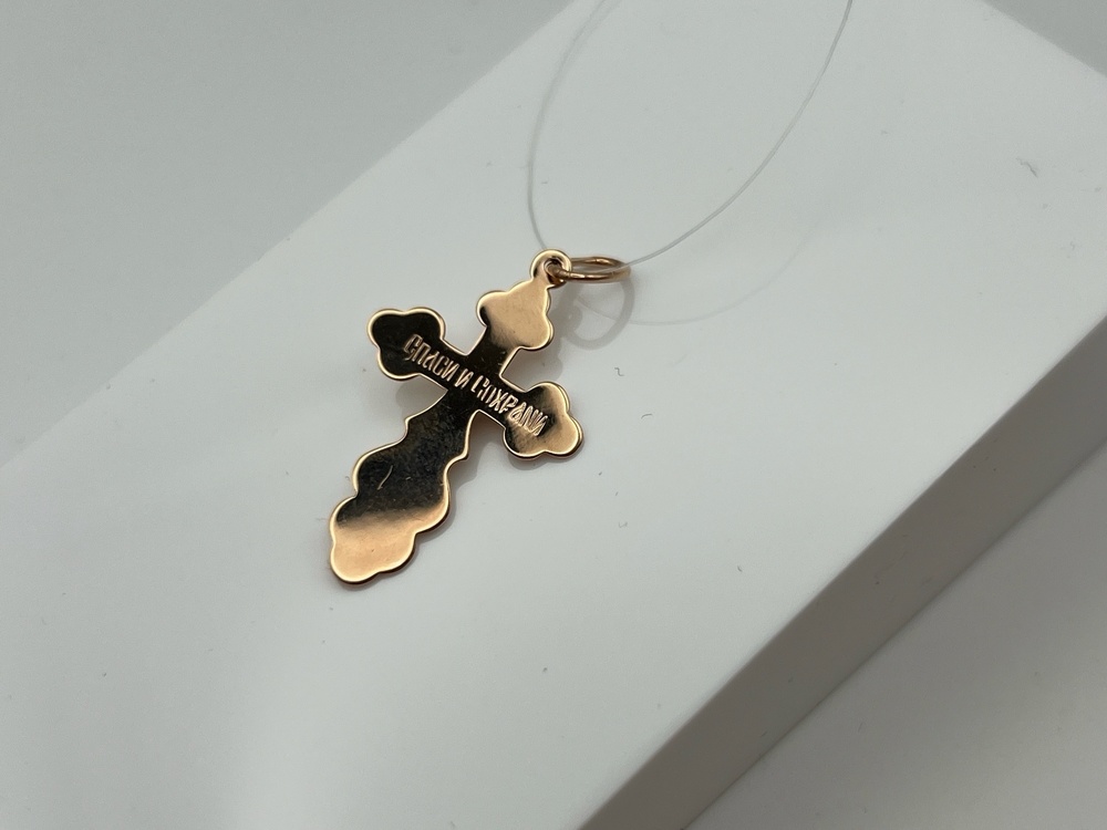 ПОДВЕСКА КРЕСТ (Au 585)