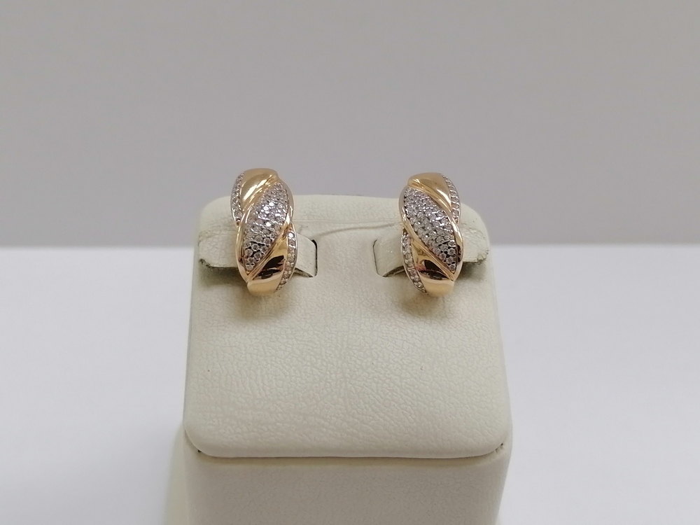 СЕРЬГИ С КАМНЯМИ (Au 585)