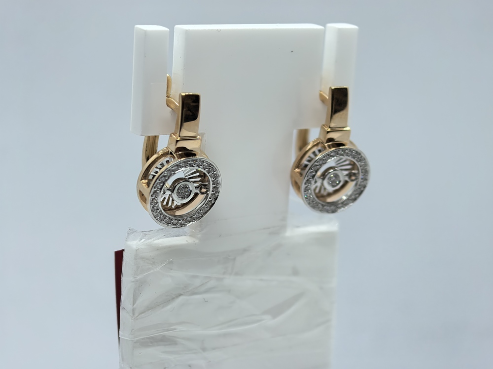 СЕРЬГИ БРИЛЛИАНТ (Au 585)