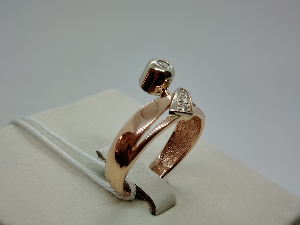 КОЛКМИ585 КОЛЬЦО С КАМНЯМИ (Au 585)