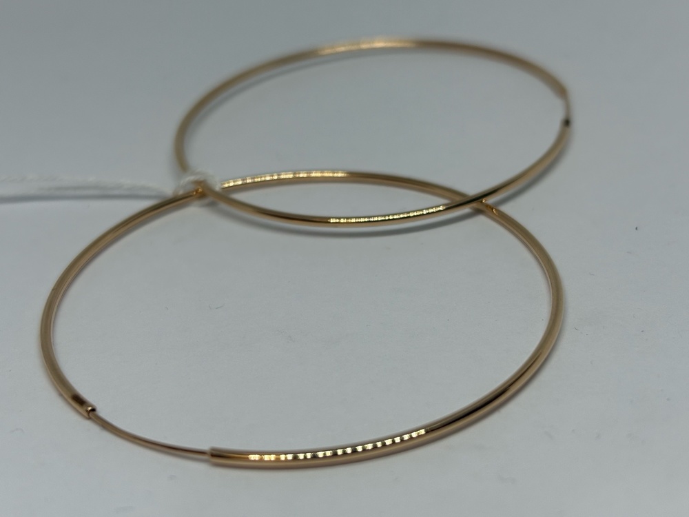 СКОН585 СЕРЬГИ КОНГО (Au 585)
