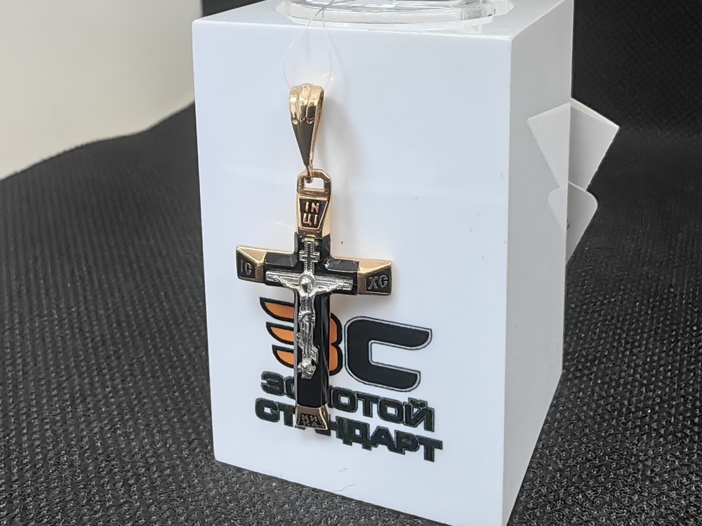 ПОДВЕСКА КРЕСТ (Au 585)