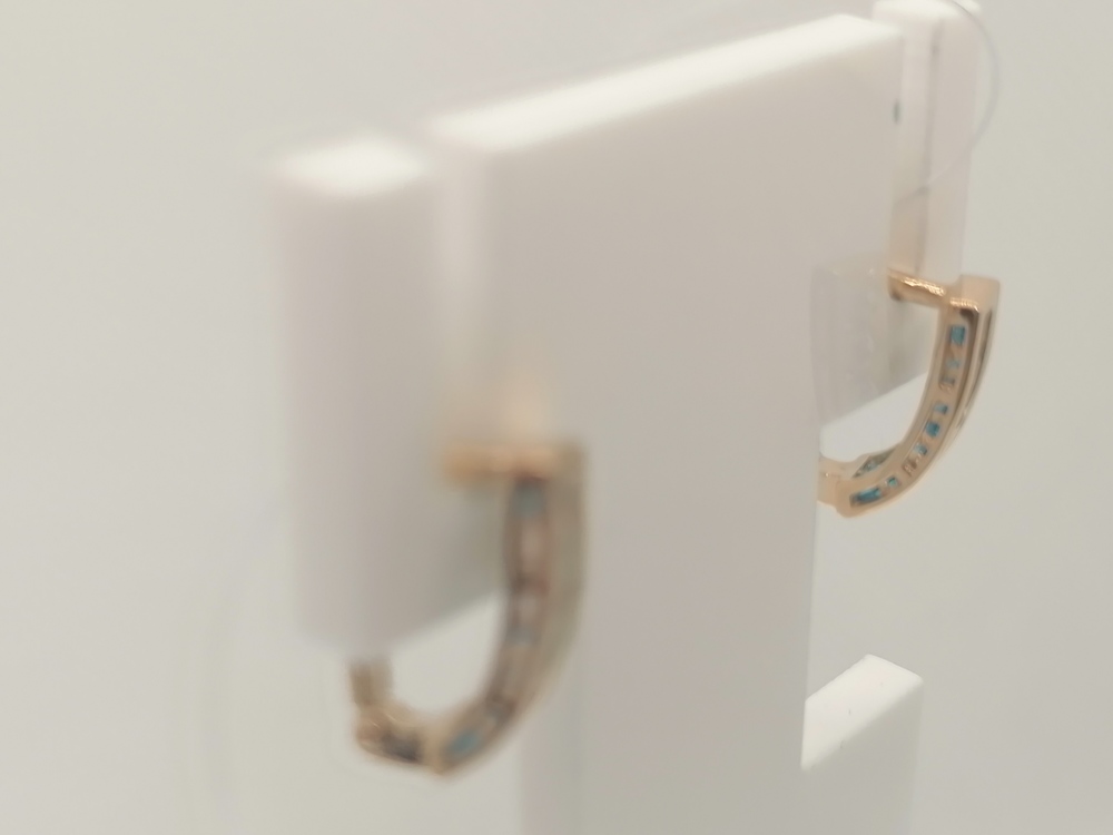 СЕРЬГИ С КАМНЯМИ (Au 585)