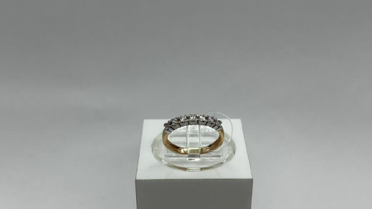 КОЛЬЦО С КАМНЯМИ (Au 585)