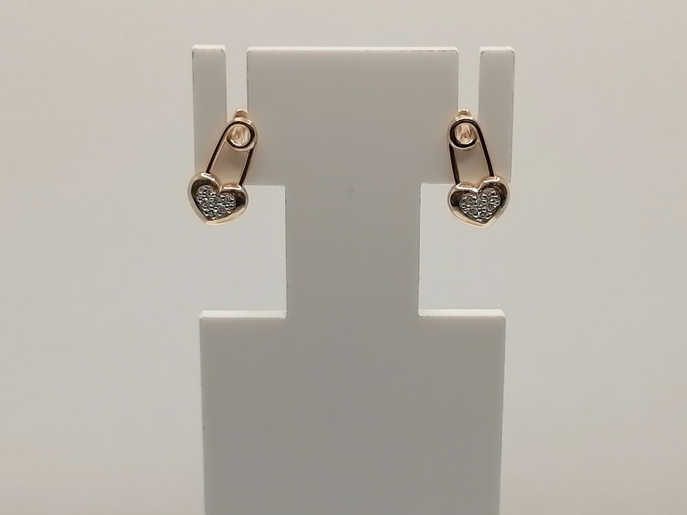 СЕРЬГИ С КАМНЯМИ (Au 585)