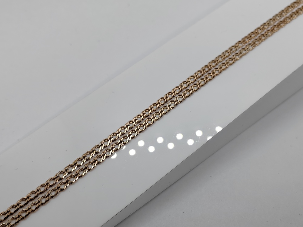 ЦЕПЬ ПОЛНОВЕСНАЯ Ромб двойной (Au 585)