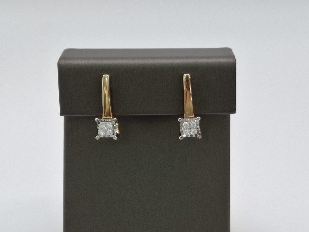 СЕРЬГИ БРИЛЛИАНТ (Au 585)