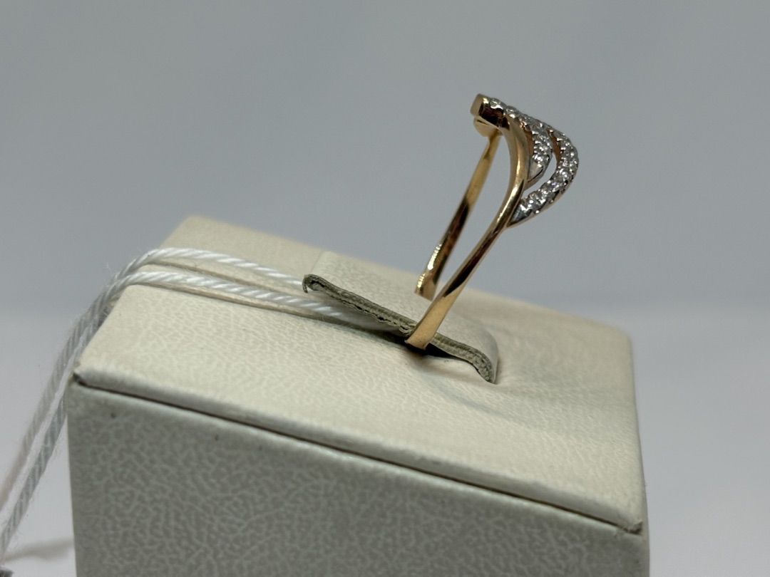 КОЛКМИ585 КОЛЬЦО С КАМНЯМИ (Au 585)