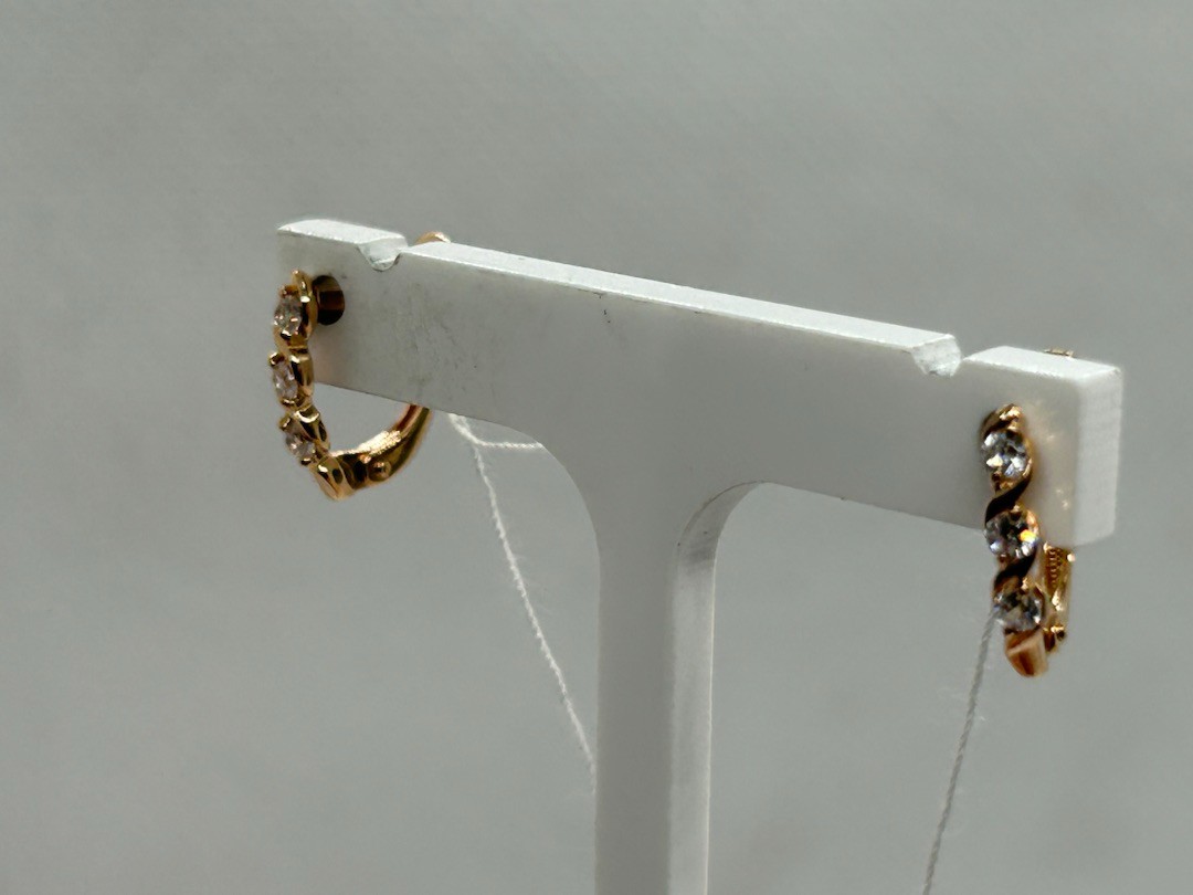 СЕРЬГИ С КАМНЯМИ (Au 585)