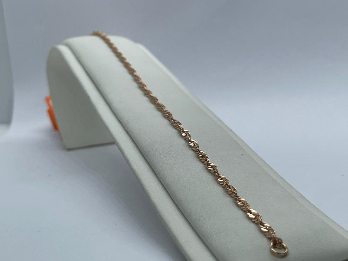 БРАСЛЕТ ПОЛНОВЕСНЫЙ Сингапур Au 585