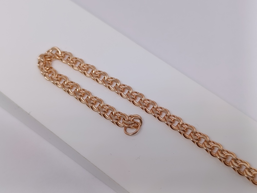 НБ 12-316ПГ БРАСЛЕТ ПУСТОТЕЛЫЙ (Au 585)