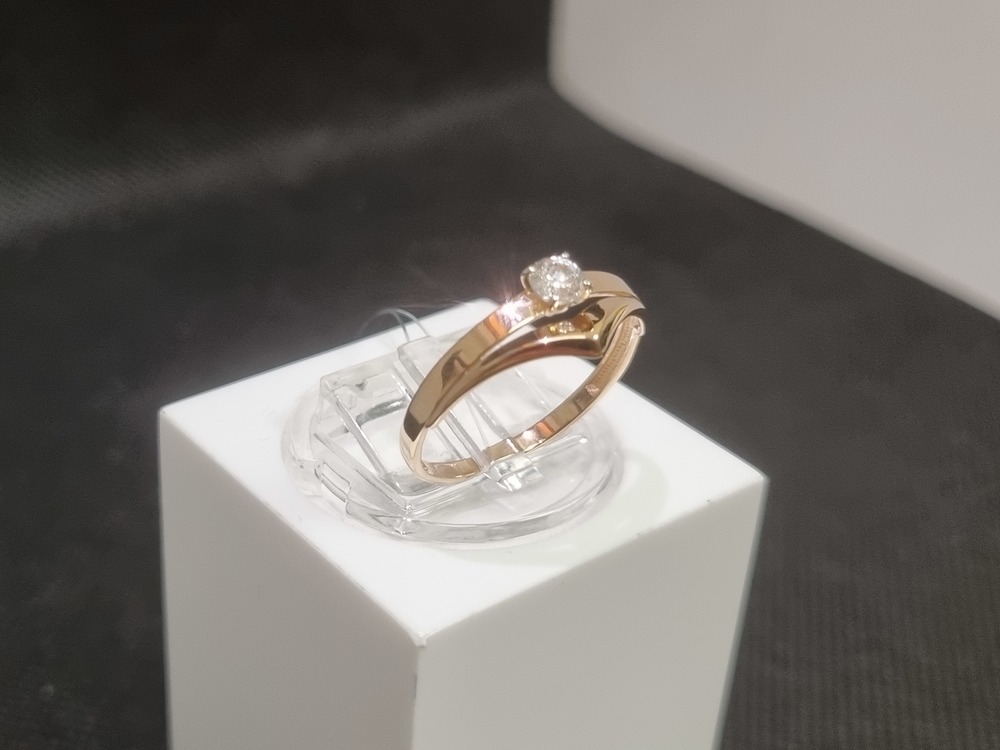 КОЛЬЦО С КАМНЕМ (Au 585)