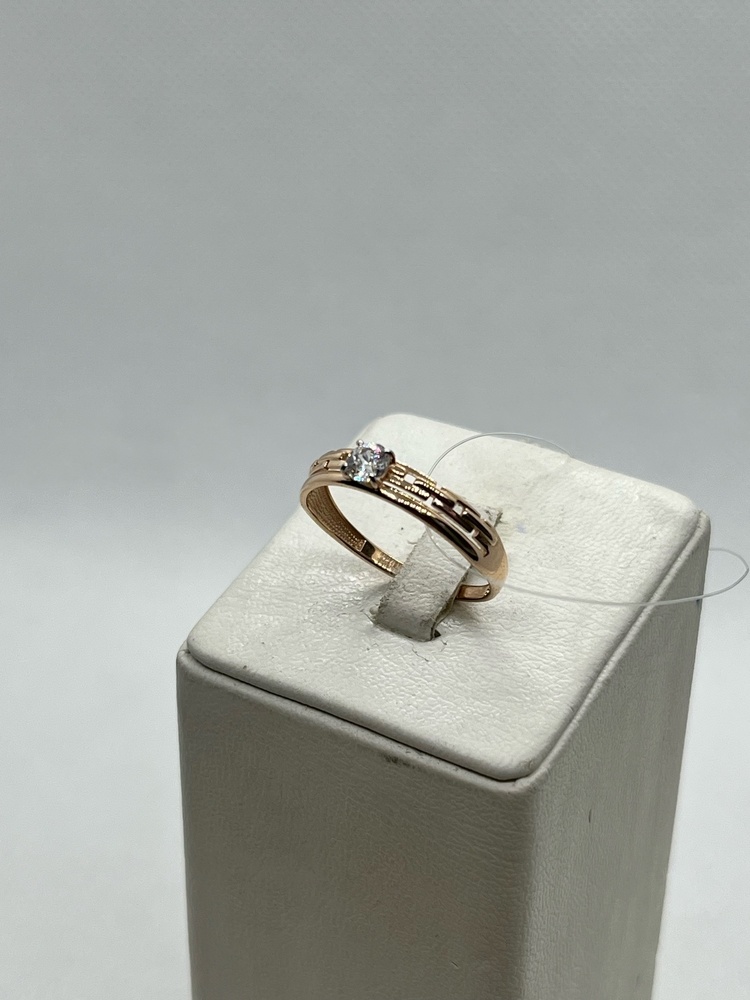 КОЛЬЦО С КАМНЕМ (Au 585)