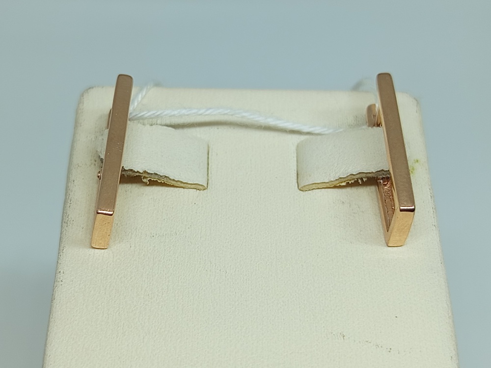 СБКМ585 СЕРЬГИ БЕЗ КАМНЯ (Au 585)