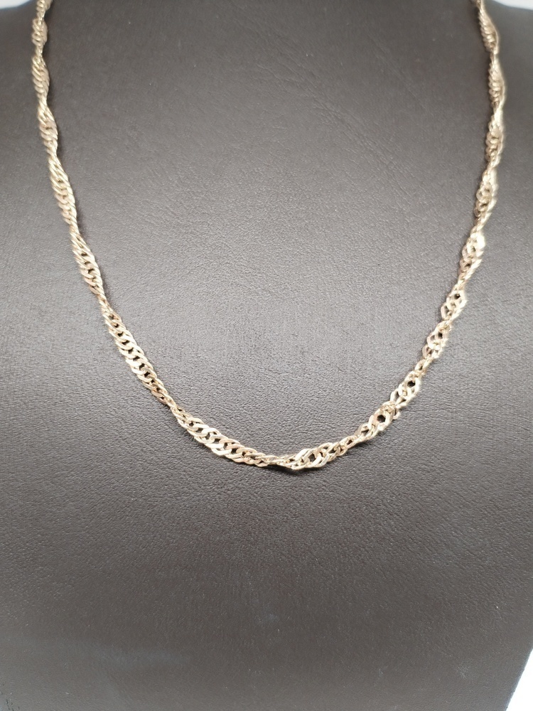 ЦПСИ585 ЦЕПЬ ПУСТОТЕЛАЯ Сингапур (Au 585)