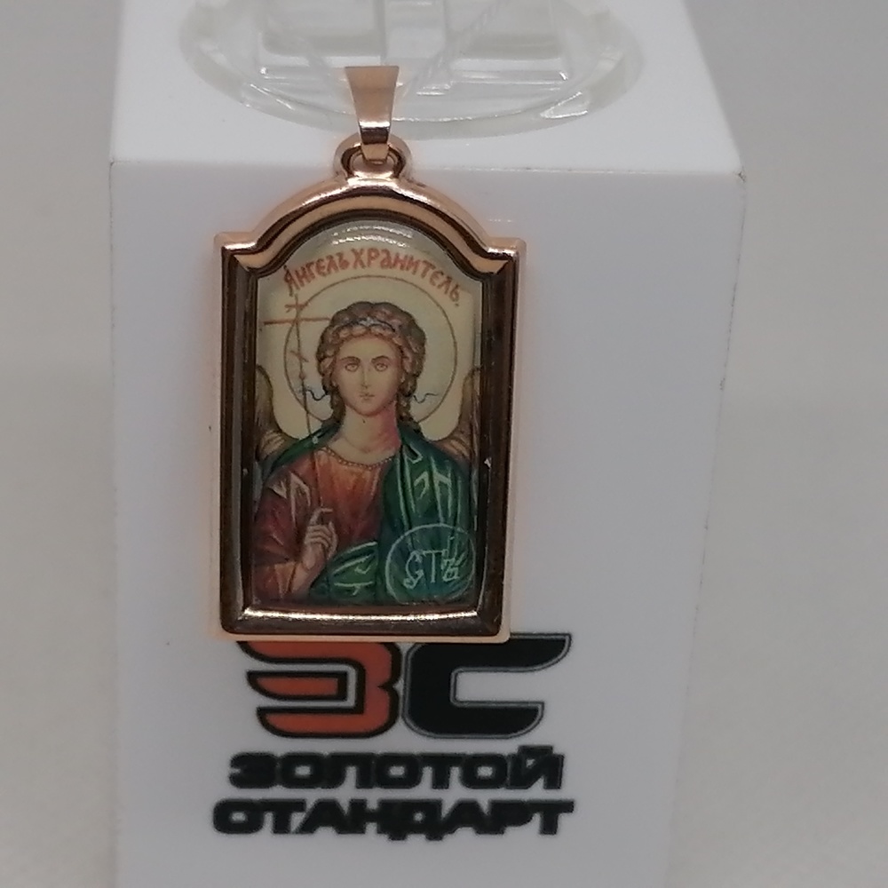 ПОДВЕСКА ИКОНА С КАМНЕМ (Au 585)