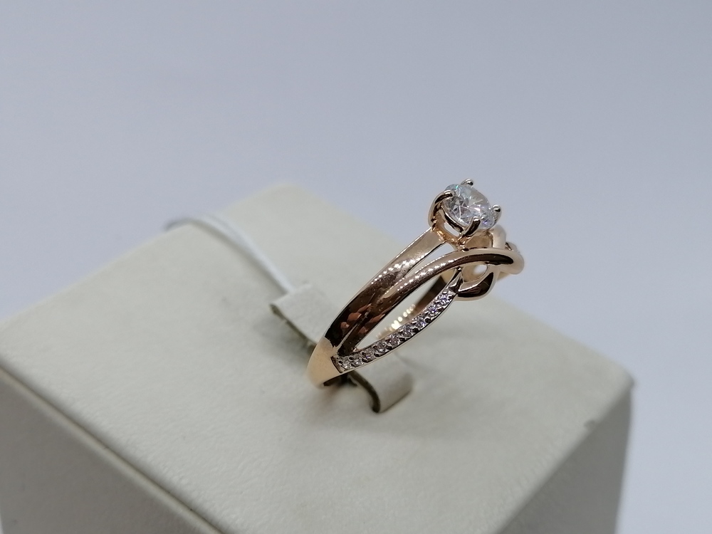 КОЛКМИ585 КОЛЬЦО С КАМНЯМИ (Au 585)