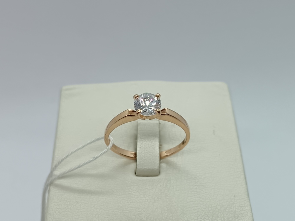 КОЛКМ585 КОЛЬЦО С КАМНЕМ (Au 585)