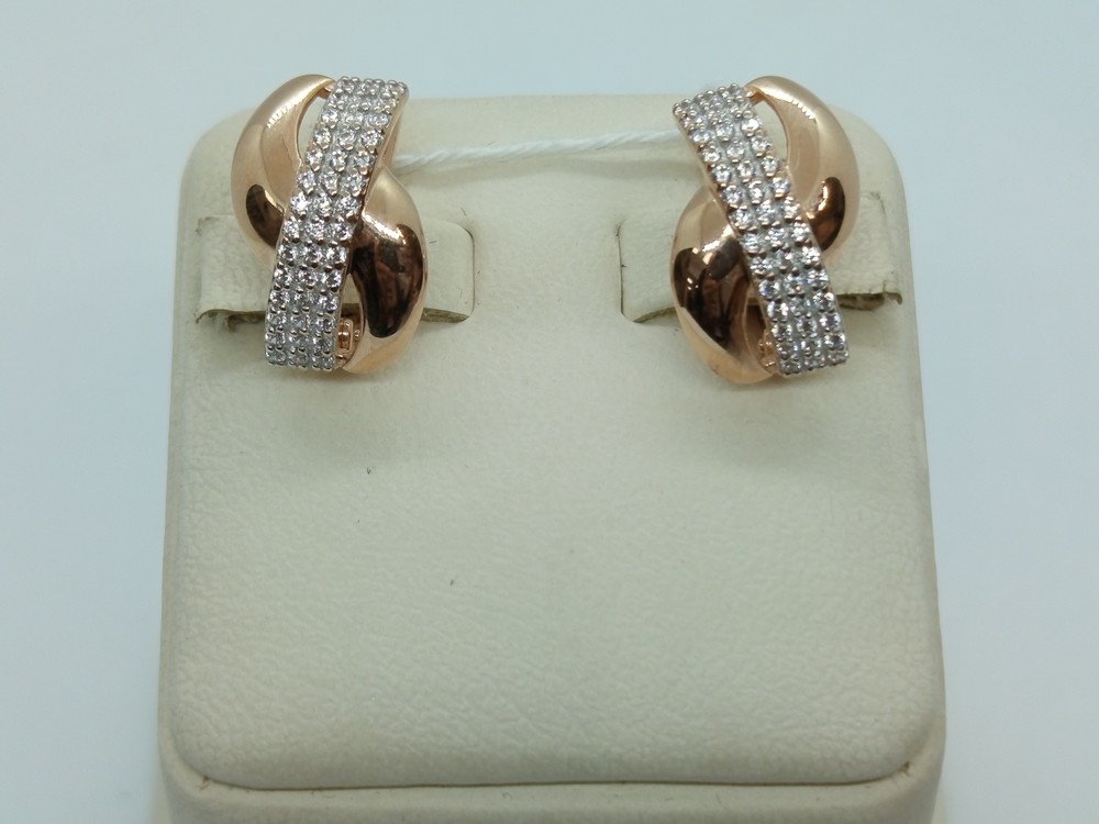 СЕРЬГИ С КАМНЯМИ (Au 585)