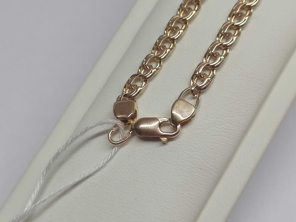 ЦЕПЬ ПОЛНОВЕСНАЯ Бисмарк (Au 585)