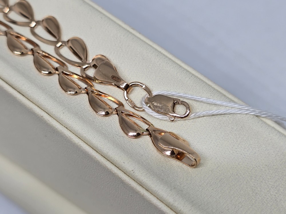 БРАСЛЕТ ПОЛНОВЕСНЫЙ Штамповка Au 585