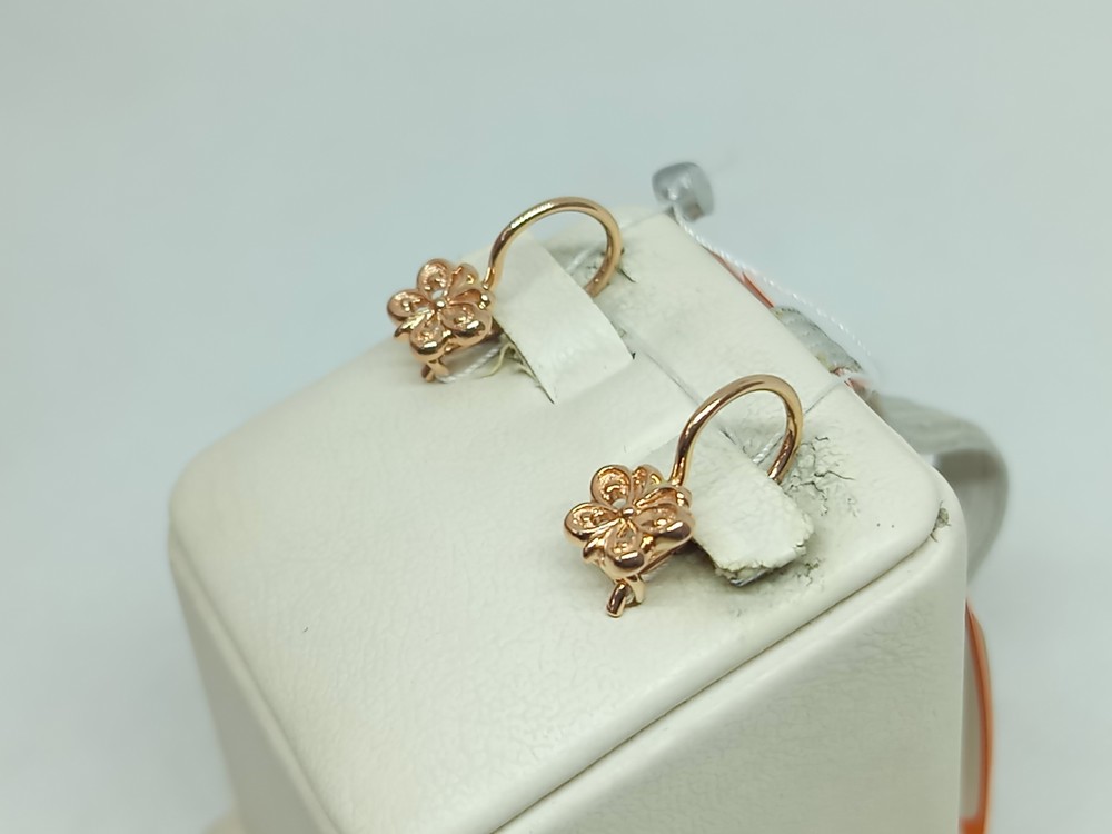 СЕРЬГИ БЕЗ КАМНЯ (Au 585)