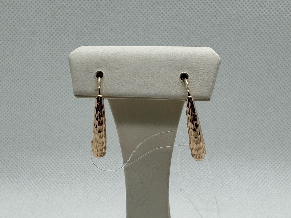 СЕРЬГИ ПЕТЕЛЬКА без камня (Au 585)