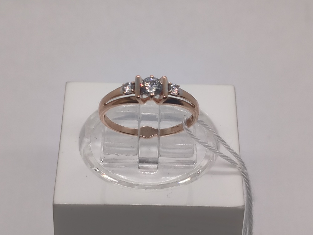 КОЛКМИ585 КОЛЬЦО С КАМНЯМИ (Au 585)