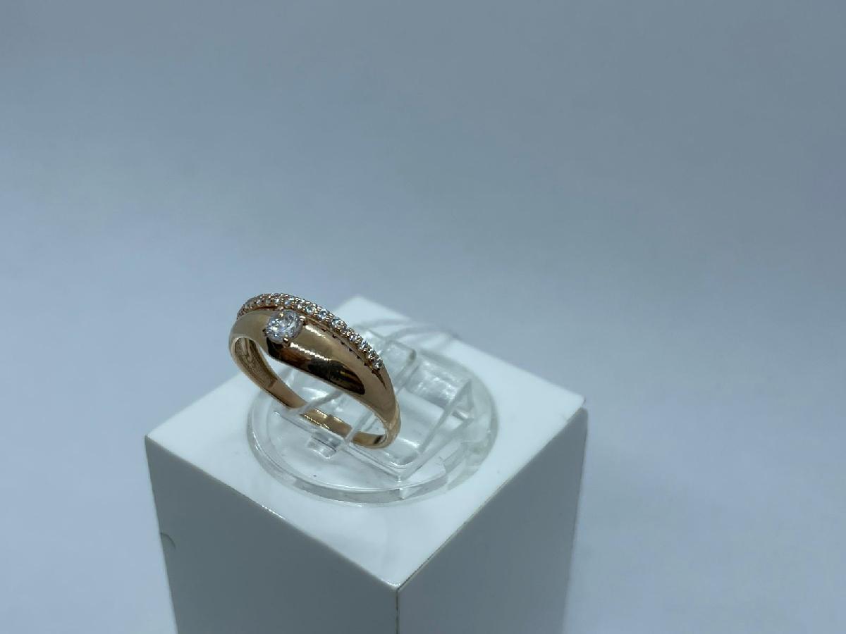 КОЛКМИ585 КОЛЬЦО С КАМНЯМИ (Au 585)