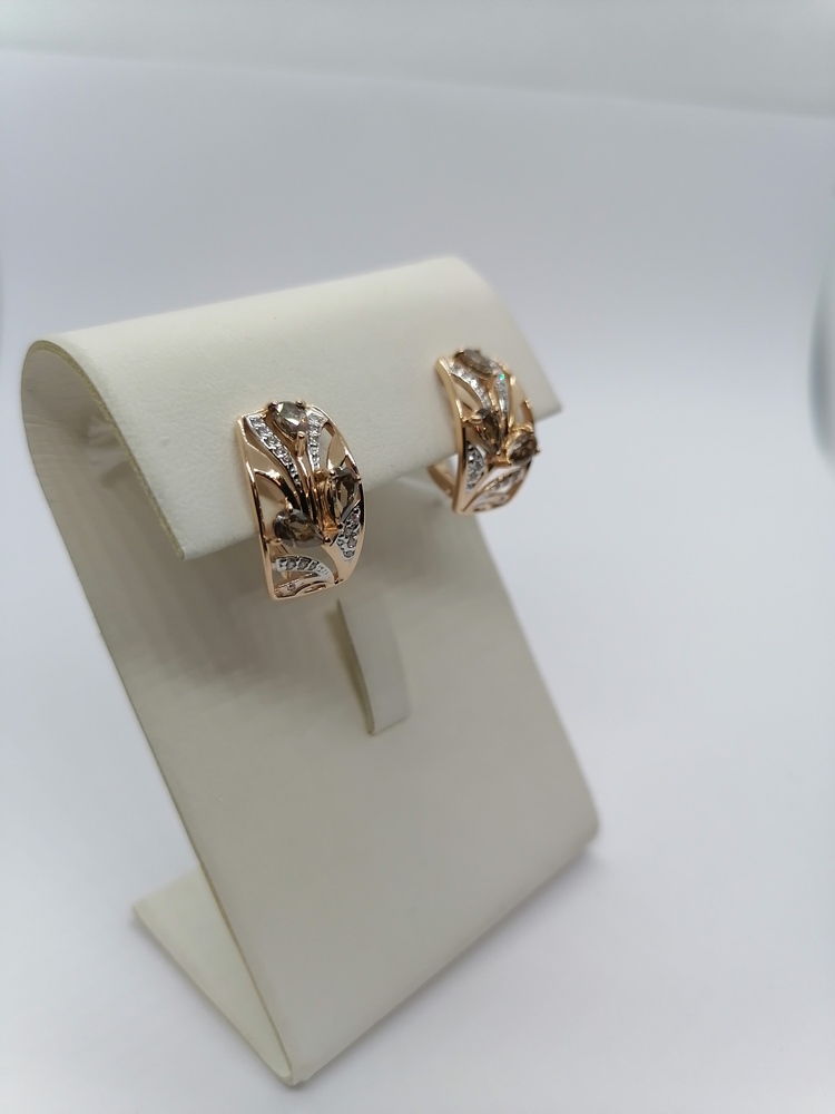 СЕРЬГИ С КАМНЯМИ (Au 585)