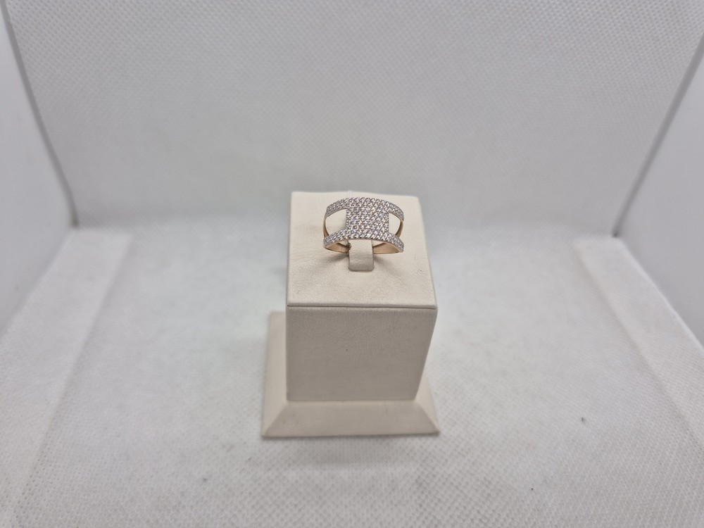 КОЛЬЦО С КАМНЯМИ (Au 585)