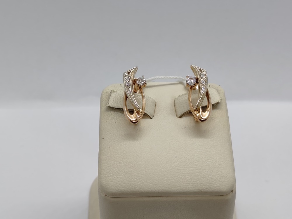 СЕРЬГИ С КАМНЯМИ (Au 585)