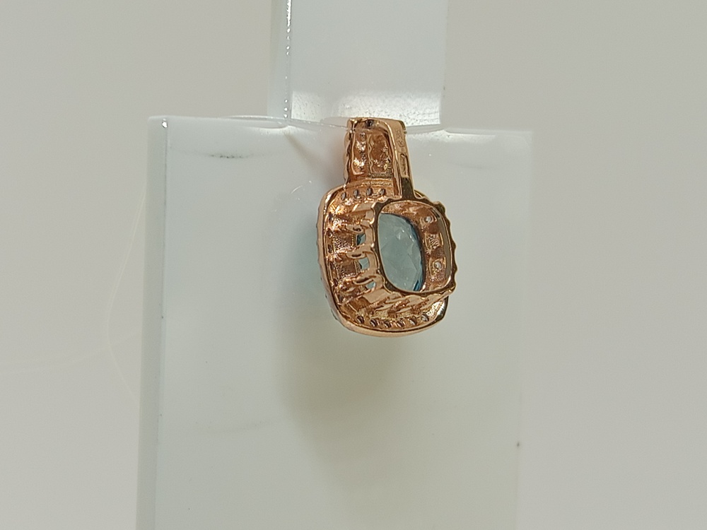 ПОДВЕСКА ТОПАЗ с камнями (Au 585)