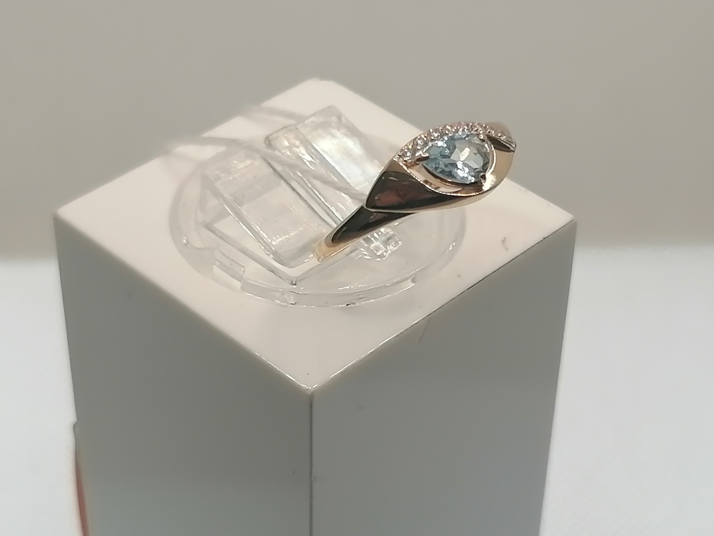 КОЛКМИ585 КОЛЬЦО С КАМНЯМИ (Au 585)