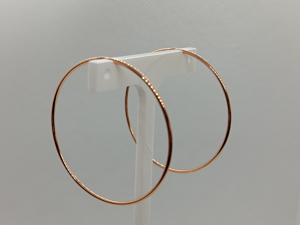 СКОН585 СЕРЬГИ КОНГО (Au 585)