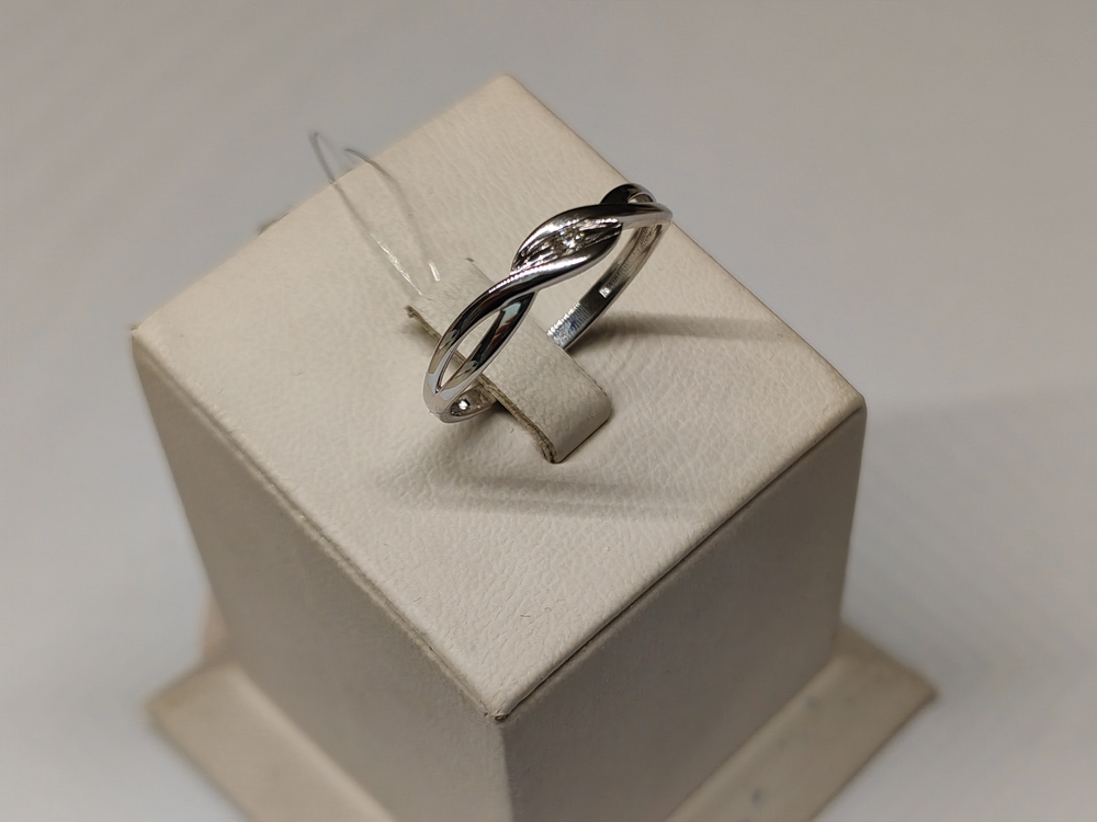 КОЛЬЦО БРИЛЛИАНТ (Ag 925)